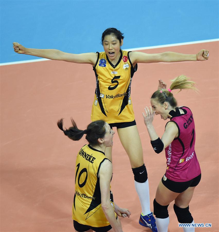 (SP)TURKEY-ANKARA-VOLLEYBALL-TURKISH CUP-QUARTER FINAL-VAKIFBANK VS KAMEROGLU BEYLIKDUZU