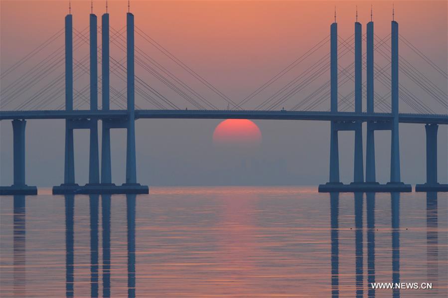 #CHINA-SHANDONG-QINGDAO JIAOZHOU BAY BRIDGE (CN)