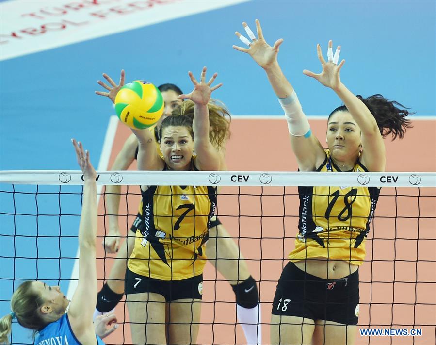 (SP)TURKEY-ISTANBUL-VOLLEYBALL-CEV-CHAMPIONS LEAGUE-VAKIFBANK VS DINAMO MOSCOW