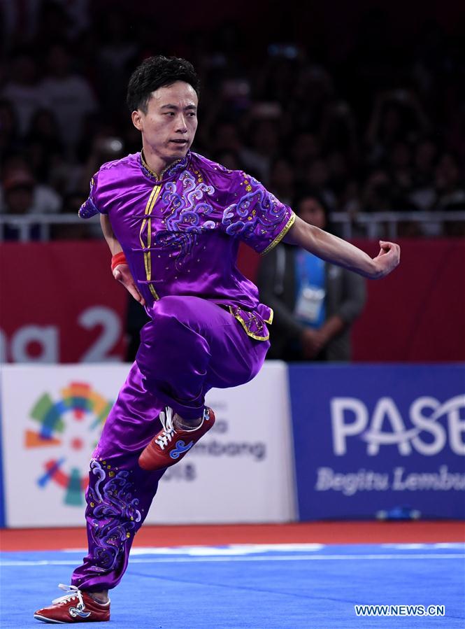 (SP)INDONESIA-JAKARTA-ASIAN GAMES-WUSHU-MEN&rsquo;S CHANGQUAN