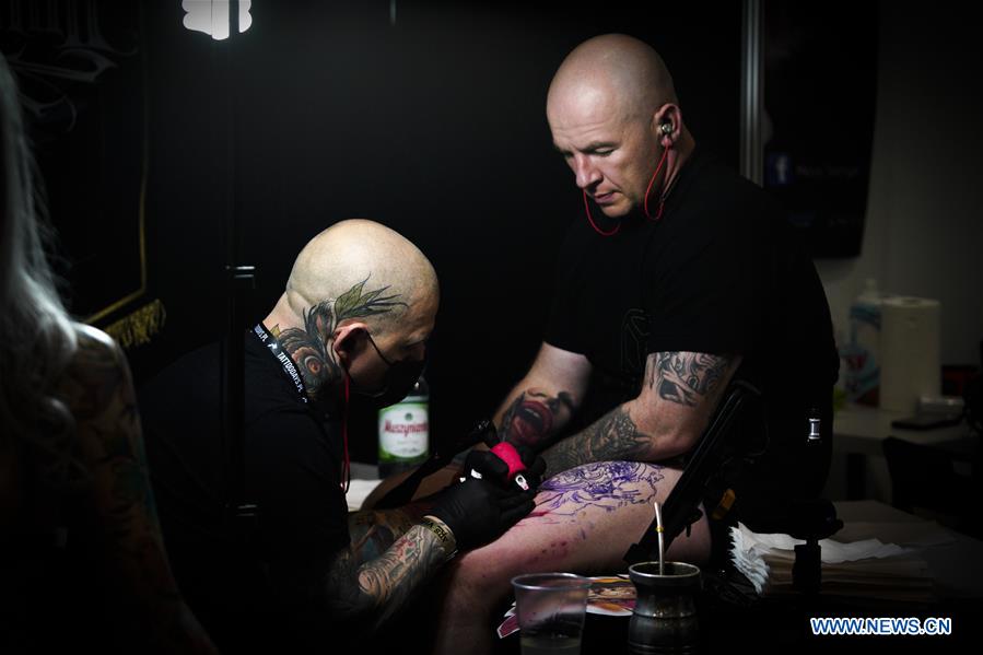 POLAND-WARSAW-TATTOO