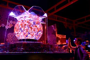 凌空金魚藝術展亮相&ldquo;空中上海&rdquo;